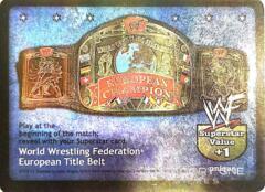 World Wrestling Federation European Title Belt (1.0)